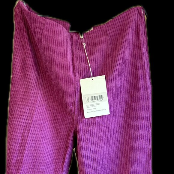 Lucy Pant in Raspberry corduroy - Picture 4 of 4